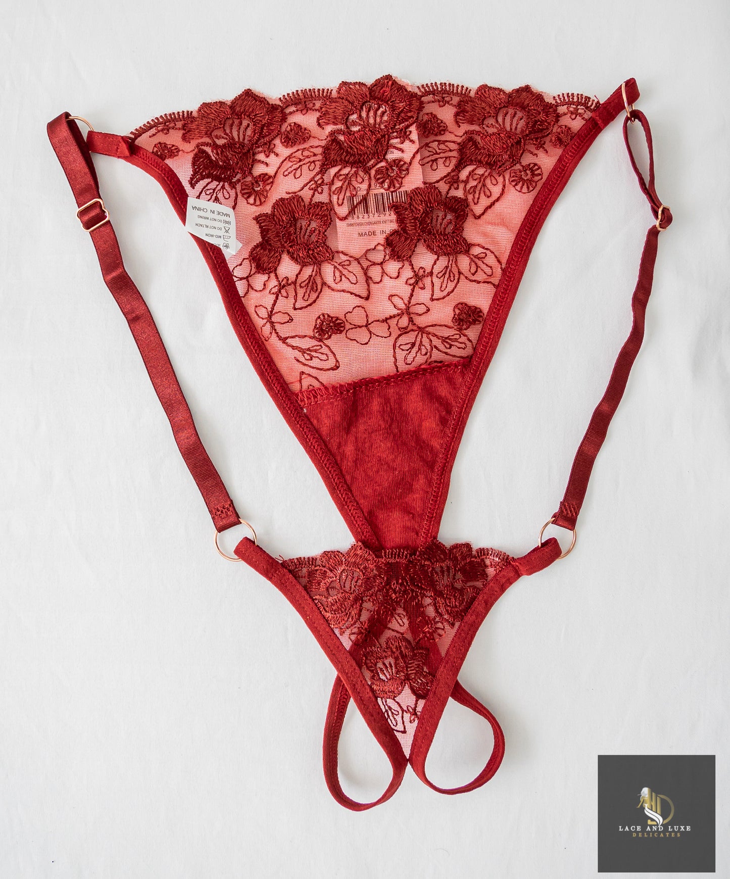 Open-crotch lace thongs(free size)