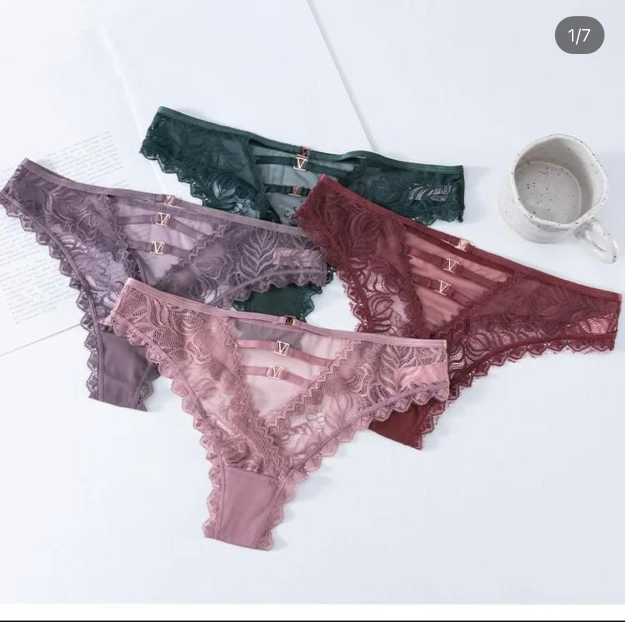 Lace Strappy Thong