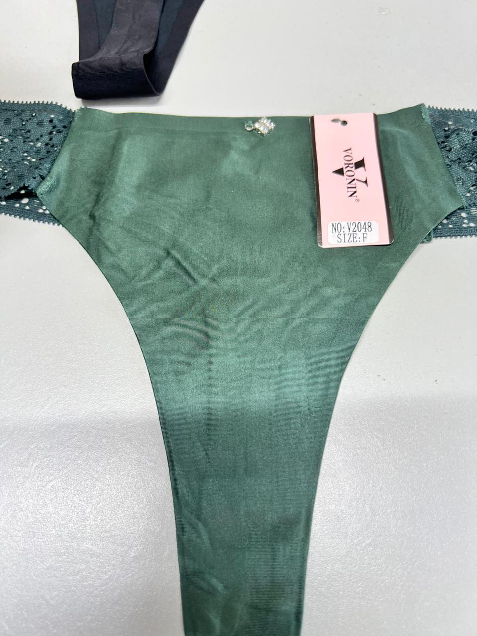 Lace-Trimmed Bikini Panty